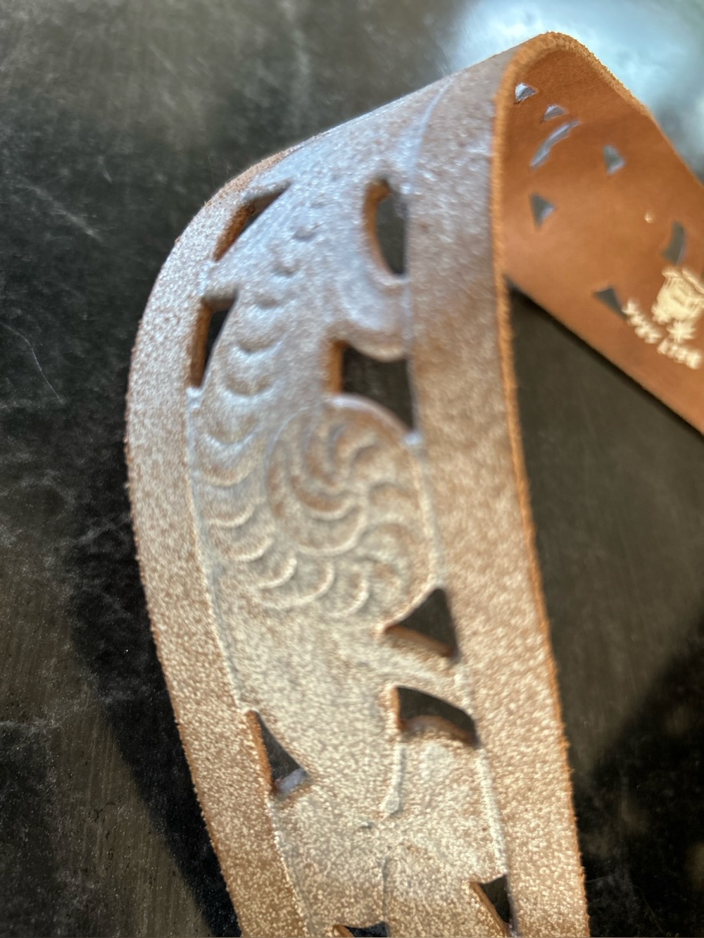 80s Belt Shak leather belt - Picture 3 of 11